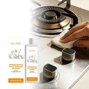 Jue Fish Concentré de Nettoyage Universel Nettoyant Multi-Surfaces Pour Cuisine Salle de Bain Élimination Graisse Poussière Tartre
