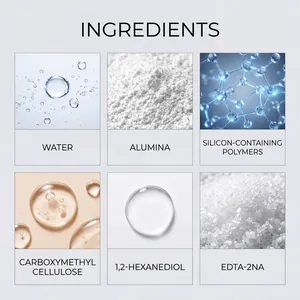 Ingredient list of mild golf club polishing paste for cleaning and rust removal.