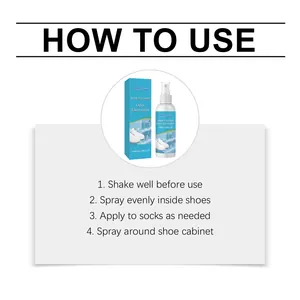 Usage instructions for Jakehoe multi-purpose odor eliminator spray for shoes and cabinets