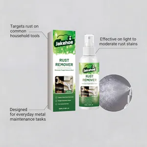 JAKEHOE 100ml Rostentferner-Spray für Metallpflege und Haushaltsgeräte-Reinigung