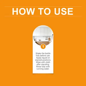 Instructions détaillées d'utilisation du concentré de nettoyage universel cuisine