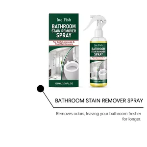 Jue Fish 100ml bathroom stain remover spray for cleaning limescale and rust stains