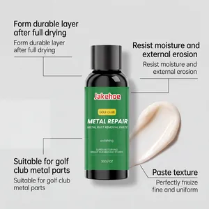 Jakehoe golf club metal polishing paste for cleaning rust and brightening surfaces.