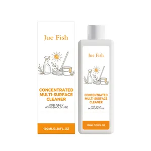 Nettoyant multi-surfaces concentré Jue Fish 100ml avec boîte pour usage domestique quotidien
