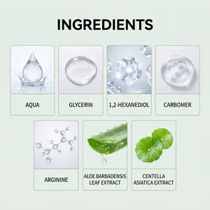 Liste détaillée des ingrédients des lingettes fraîches avec de l'aloès et de la centella