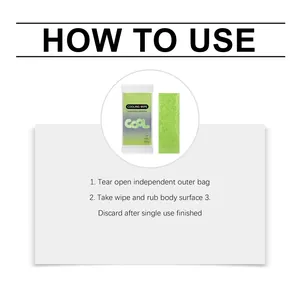 Instructions étape par étape pour utiliser des lingettes rafraîchissantes en extérieur