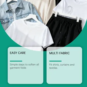 Effectieve anti-kreuk spray voor shirts en textiel, biedt gemakkelijke verzorging en zachtheid.