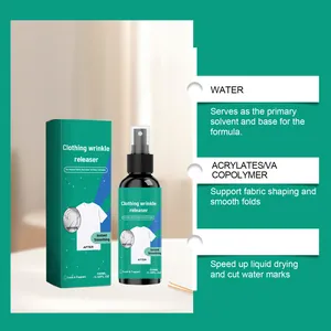 100ml kleding kreukverwijderaar spray met directe gladstrijkende formule