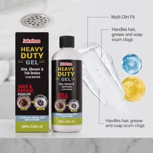 Jakehoe heavy duty pipe clog remover gel for kitchen and bathroom drains - 100ml
