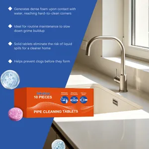 Effective Jakehoe pipe cleaning tablets for kitchen drain maintenance and clog prevention