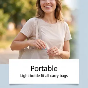 Detailed view of portable cooling spray bottle fitting easily into a daily carry bag