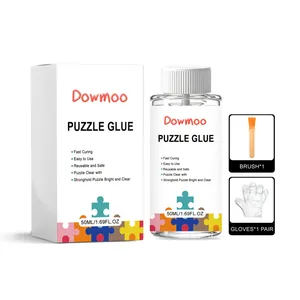 Professionele Dowmoo 50ml puzzellijm set inclusief applicator kwast en handschoenen