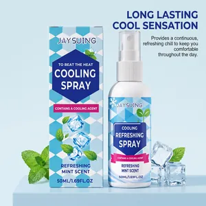 Spray refrescante de verano JAYSUING para deportes con sensación de menta duradera