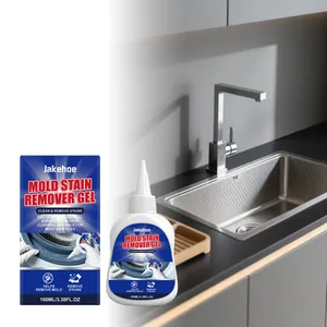 JAKEHOE Gel Removedor de Manchas de Moho Solución de Limpieza Profunda Para Grietas de Azulejos Cocina Lavadora
