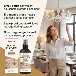 JAKEHOE lighting renovation agent spray bottle for chandelier cleaning and shine restoration