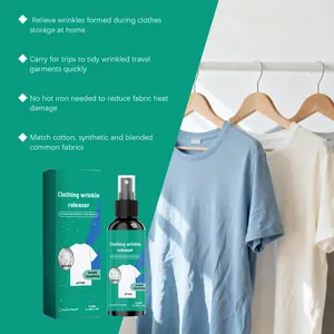 Gedetailleerde kenmerken van kleding kreukverwijderaar spray voor reizen en thuisgebruik