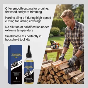 High-performance chainsaw lubricating oil for pruning and firewood cutting in 100ml bottle