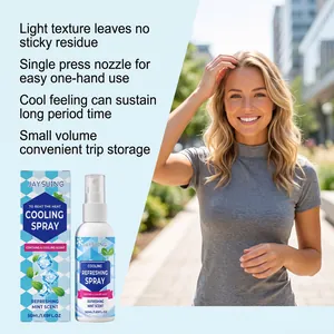 Spray refrescante JAYSUING con aroma a menta para actividades de verano al aire libre 50ml