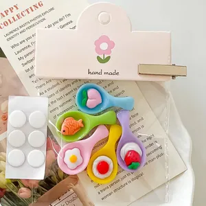 Süße Harzlöffel-Essensanhänger für DIY-Zubehör und Kühlschrankmagnete