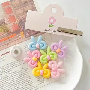 Simpatici Accessori per Calamite da Frigo Fai-da-te in Resina a Fiocco di Palloncino Fiocchi Decorativi in Colori Macaron per Borse Capelli Stringhe Decorazione Casa