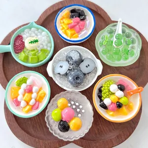 Calamita da Frigorifero 3D Simulazione Cibo Dessert Estivo Adesivi Magnetici in Resina Miniatura per Decorazione Casa Cucina Stanza
