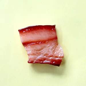Aimant de réfrigérateur 3D haute qualité en forme de porc braisé avec texture réaliste