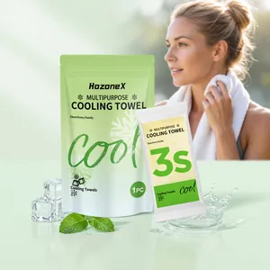 Hozonex Multipurpose Quick Cooling Towel For Sports Fitness Outdoor Breathable Sweat Absorbent Soft White Neck Cooling Towel