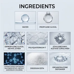 Detailed ingredients list for professional screen cleaner formula