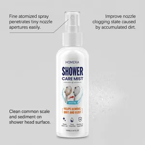 Professional 100ml HOMEXA shower head care mist for removing lime scale and sediment