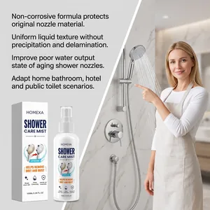 Homexa shower care mist cleaning spray for removing limescale from shower heads