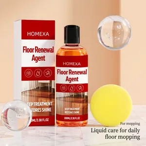 Dettaglio del detergente per pavimenti HOMEXA 100ml con spugna per l'applicazione