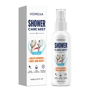 Professional HOMEXA Shower Head Care Mist 100ml cleaner for removing bathroom dirt and rust