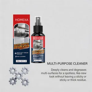 HOMEXA multi-purpose degreaser spray and packaging for heavy duty kitchen cleaning