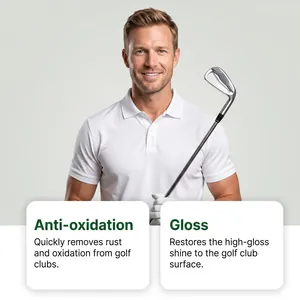 Professional golf club polisher removes rust for anti-oxidation and high-gloss shine