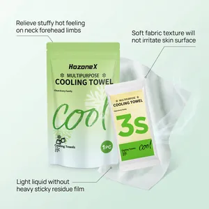 HozoneX multi-purpose cooling towel set for fitness with soft non-irritating texture