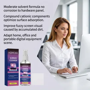 Professional screen cleaner kit for laptop, phone, and monitors with 60ml spray bottle