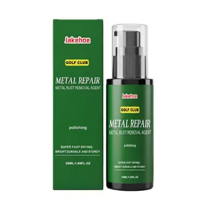 Jakehoe golf club metal repair and rust removal agent, 50ml bottle with green box packaging