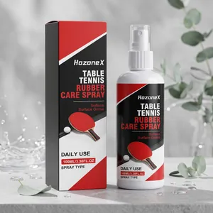 HozoneX Table Tennis Rubber Care Spray Mild Formula Professional Ping Pong Paddle Cleaner Spray for Rubber Maintenance