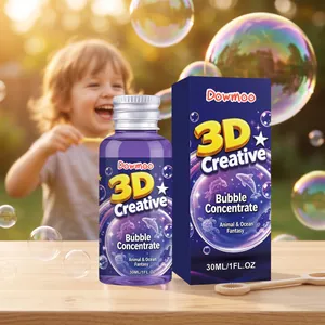 DOWMOO 30ML Bellenconcentraat Navulvloeistof Voor Bellenblaasmachine Kleurrijk Oceaan Thema Buiten Kinderspeelgoed