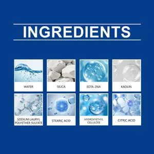 Ingredient list for JAKEHOE multi-functional cleaning paste including silica and citric acid