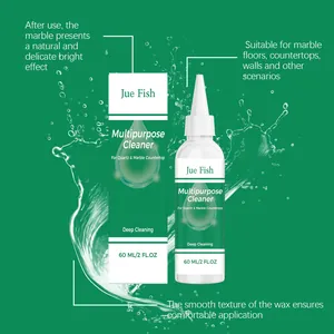 Nettoyant polyvalent Jue Fish pour marbre et quartz, kit de nettoyage professionnel 60 ml.