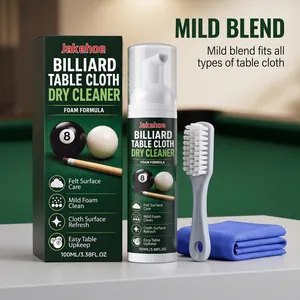 Professional billiard table cloth dry cleaner kit with brush and microfiber cloth