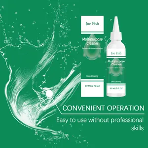 Vue détaillée du nettoyant multi-usages Jue Fish pour surfaces en quartz et marbre.