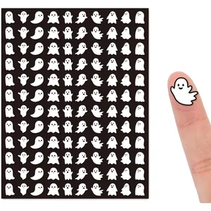 Mini pegatinas de fantasmas de Halloween para nail art y scrapbooking