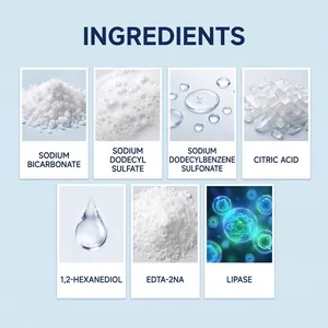 Descrizione dettagliata degli ingredienti del detergente per lavatrice