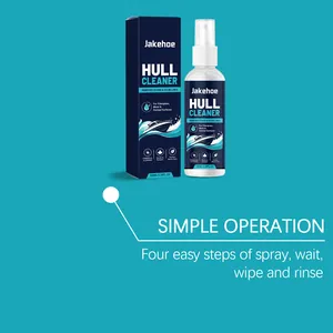 Spray nettoyant professionnel pour coques de bateaux en fibre de verre et surfaces peintes