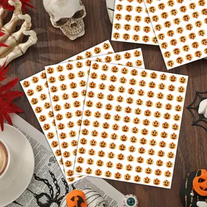 Halloween Kürbis-Aufkleber für DIY Scrapbooking und festliche Geschenkdekoration