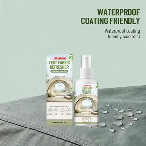 JAKEHOE 100ml waterdichtheidvriendelijke tentstof verfrisser spray voor kamperen