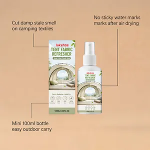 Tentstofverfrisser spray 100ml voor het verwijderen van campinggeuren in de buitenlucht