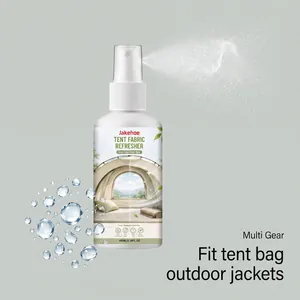 Professionele Jakehoe 100ml tentstofverfrisserspray voor kampeeruitrusting en buitenjassen